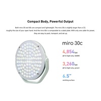 Nanlite Miro 30c LED Full-color Round Panel Light  (Mint Blue)