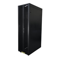 BAZAR - LEXI-Net 19" stojanový rozvaděč 42U 800x1000 rozebiratelný, kolečka, 1000kg, perforované dveře, černý-rozbaleno
