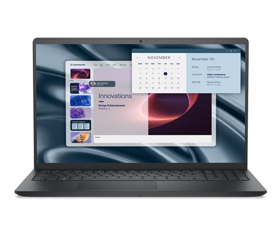 DELL NTB Pro 15 Essential PV15250/C3-100U/8GB/512SSD/15.6" FHD/Intel UHD/bez AC adapter/WLAN/Backlit Kb/W11H/3Y PS NBD