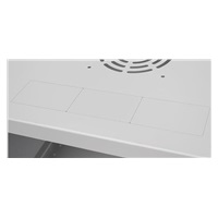 LEXI-Net 19" nástěnný rozvaděč Basic 6U 520x350, plechové dveře, bez zad, rozložený, šedý