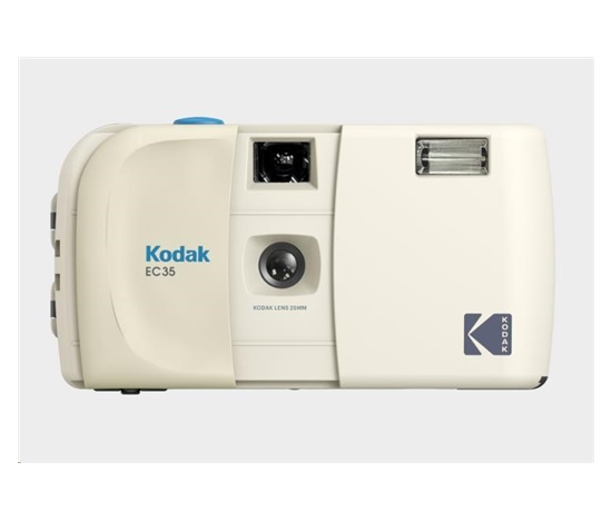 Kodak EC35 Film Camera Vanilla White + Kodak Ultra Max 24 Exp