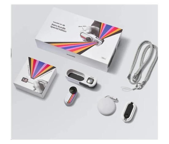 Insta360 GO 3S Retro bundle 128 GB (bílá) Speciální edice