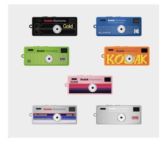 BAZAR - Kodak Charmera Millennium Keychain Digital Camera Blind Box - Poškozený obal (Komplet)