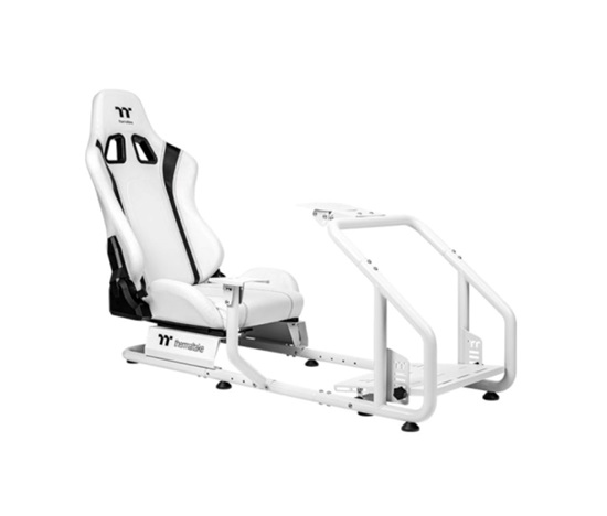 BAZAR - THERMALTAKE Závodní kokpit GR300 Racing Simulator Cockpit, Bílá, poškozený obal