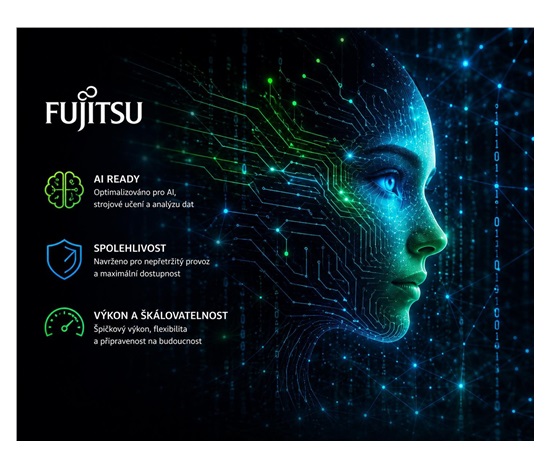FUJITSU SRV GPU PRIMERGY GX2550 M8s - 2xXeon 6960P 72C 512GB 2xNVIDIA RTX PRO 6000 2x480GB NVMe RACK 4U / AI SRV