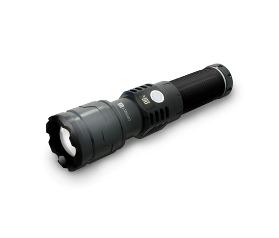 CONNECT IT GLEAM PRO 1000R LED ruční svítilna dobíjecí, ANTRACIT