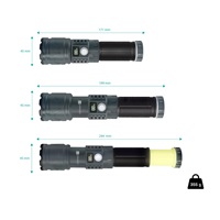 CONNECT IT GLEAM PRO 1000R LED ruční svítilna dobíjecí, ANTRACIT