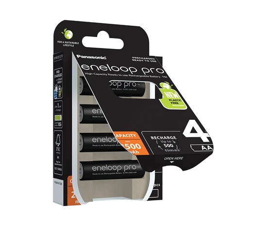 AVACOM Nabíjecí baterie AA Panasonic Eneloop Pro N 2500mAh Ni-MH 4ks Blistr