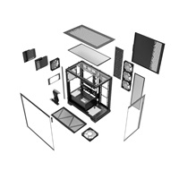 BAZAR - ADATA XPG case INVADER X Mid-Tower, bez zdroje, 5x 120mm Fan, Černá, poškozený obal