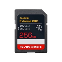 SanDisk SDXC karta 256GB Extreme PRO (R:300/W:250 MB/s, Class 10, UHS-II, V60)