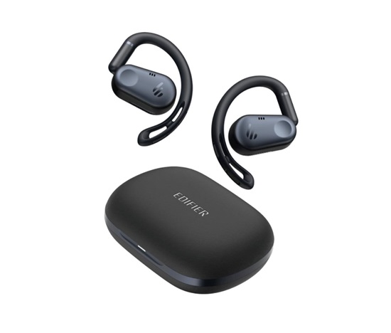 BAZAR - EDIFIER bezdrátové sluchátka Comfo Flex, Open-ear, Bluetooth, černá - Poškozený obal (Komplet)
