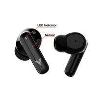 VERBATIM sluchátka TruSound Earbuds with ANC, USB-C, černá