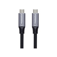 PremiumCord USB-C kabel (USB 3.2 Gen 2, 5A, 100W, 10Gbit/s ) černý 5m