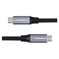 PremiumCord USB-C kabel (USB 3.2 Gen 2, 5A, 100W, 10Gbit/s ) černý 5m
