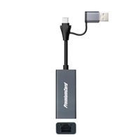 PremiumCord Adaptér USB-C a USB-A na Gigabit 10/100/1000Mbps 15cm
