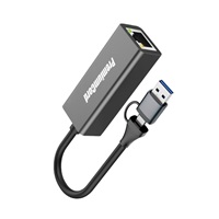 PremiumCord Adaptér USB-C a USB-A na Gigabit 10/100/1000Mbps 15cm