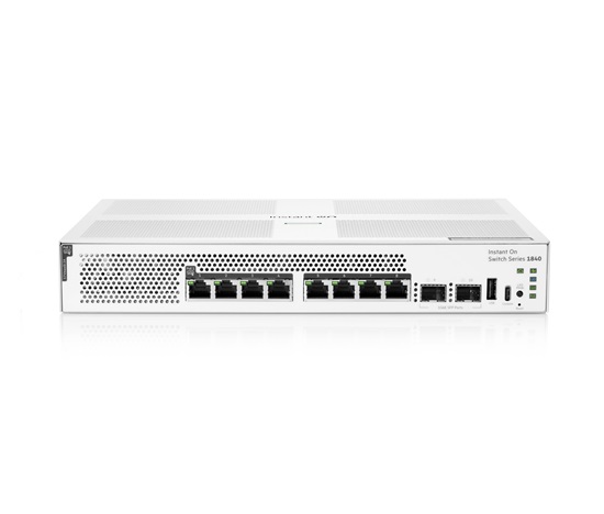 HPE Networking Instant On Switch 8p Gigabit CL4 PoE 2p SFP 124W 1840