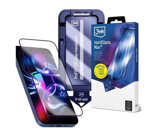 3mk tvrzené sklo HardGlass Max FrameFit pro Apple iPhone 16 Pro Max