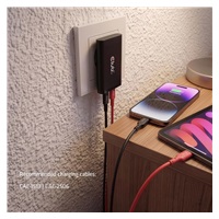 Club3D cestovní nabíječka 65W GAN Technologie, 2 porty (2xUSB-C), PPS, PD 3.1