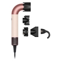 Dyson Supersonic r Straight + Wavy Ceramic Pink/Rose Gold profesionální fén, 1700 W, senzor Time of Flight, 4 teploty