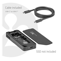 Club3D Externí box pro M.2 NVMe SSD s ventilátorem, USB4 40Gbps
