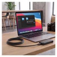 Club3D Externí box pro M.2 NVMe SSD s ventilátorem, USB4 40Gbps