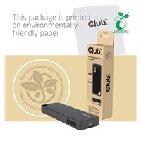 Club3D Externí box pro M.2 NVMe SSD s ventilátorem, USB4 40Gbps