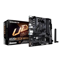 GIGABYTE MB Sc AM4 A520M DS3H WF6E, AMD A520, 4xDDR4, WiFi, 1xDP, 1xHDMI, mATX