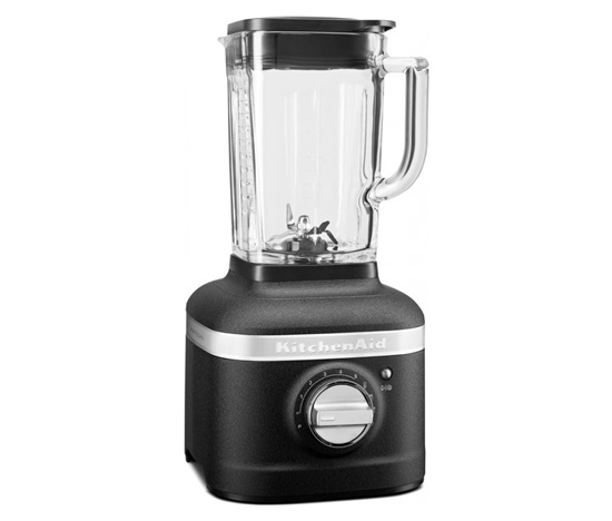 KitchenAid KSB4026EBK stolní mixér matně černý, 1,4 l, 1200 W, Intelli-Speed, 5 rychlostí, 3 programy