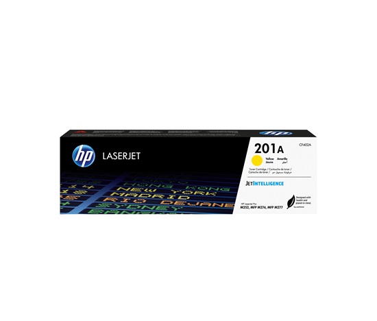 BAZAR - HP 201A Yellow LJ Toner Cartridge, CF402A (1,330 pages) - Poškozený obal (Komplet)