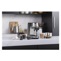 BAZAR - Sage SES450BSS pákové espresso stříbrné, ThermoJet, 54 mm páka, pre-infuze, parní tryska - Po opravě (Komplet)