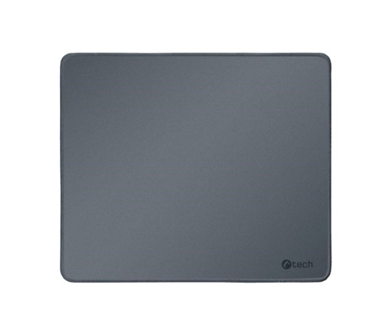 C-TECH Podložka pod myš MP-01, šedá, 320x270x4mm, obšité okraje