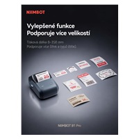 Niimbot Tiskárna štítků B1 PRO, zelená + role štítků 230 ks