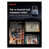 Niimbot Tiskárna štítků B1 PRO, zelená + role štítků 230 ks