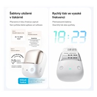 Niimbot Tiskárna štítků B2 PRO, zlatá + role štítků 230 ks