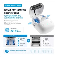 Niimbot Tiskárna štítků B2 PRO, zlatá + role štítků 230 ks