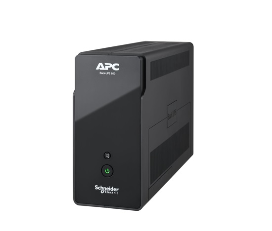 APC Back-UPS, 650VA / 400 W, 6 IEC, komunikace USB, Tower, 230 V