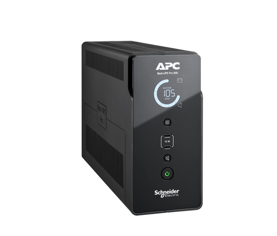 APC Back UPS Pro, 900VA, Tower UPS, 230V, 4x French outlets, AVR, USB-C Charging Ports