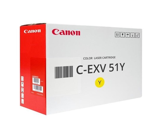 Canon TONER CEXV51 YELLOW pro iR-ADV C55xx/C57xx