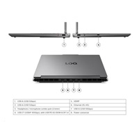 BAZAR-LENOVO NTB LOQ 15AHP11-Ryzen 7 250,15.3" WQXGA IPS,16GB,512SSD,HDMI,RTX 5070 8GB,W11H,,Bez adapt - Poškodeny obal
