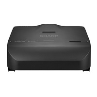 Sharp A824U-B, černý laserový instalační LCD projektor, jas 7500lm, 3LCD, 16:10 - bez objektivu