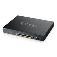 Zyxel XS1935-12HP, 8-port 90W Multi-Gigabit Smart Managed PoE++ 400Watt 802.3bt Switch, 2x 10GbE, 2 SFP+ Uplink, hybrid