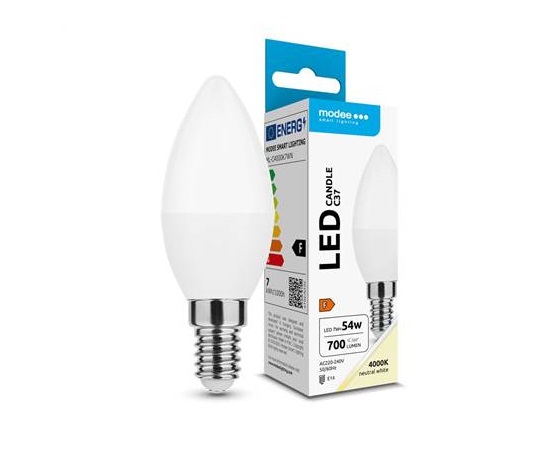 Modee E14 7W svíčka LED studená 4000K