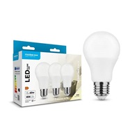 Modee E27 8,5W A60 LED 3ks Economy pack studená 4000K