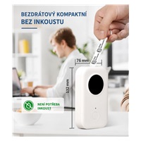 Phomemo Tiskárna štítků D30, bílá + role štítků 100 ks (12x40 mm)