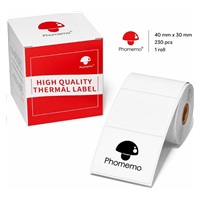Phomemo štítky Bílé 40x30mm 230ks pro A42, M110, M220, M221