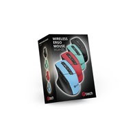 BAZAR - C-TECH myš Ergo WLM-05, bezdrátová, 1600DPI, 6 tlačítek, USB nano receiver, černá, poškozený obal