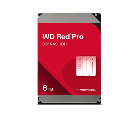 WD RED Pro NAS WD6006FFBX 6TB, SATA III 3.5", 256MB 7200RPM, 217MB/s, CMR