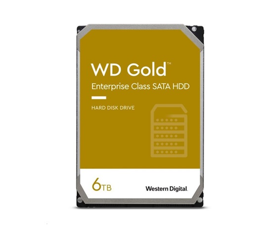 WD GOLD WD6005FRYZ 6TB, SATA III 3.5", 256MB 7200RPM, 267MB/s, CMR, Enterprise