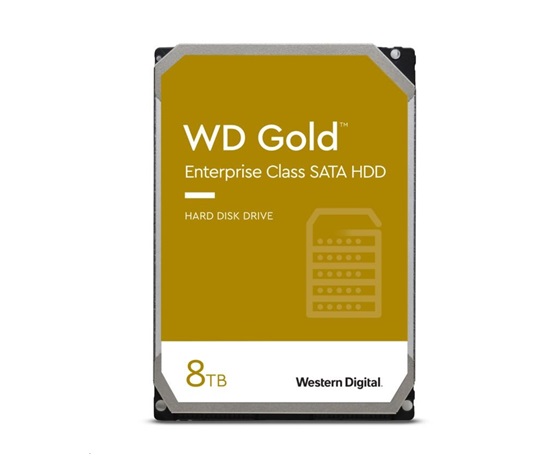 WD GOLD WD8006FRYZ 8TB, SATA III 3.5", 256MB 7200RPM, 267MB/s, CMR, Enterprise